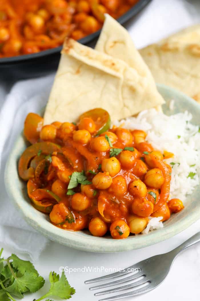 Curried Chickpeas