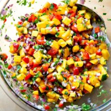 Homemade Mango Salsa